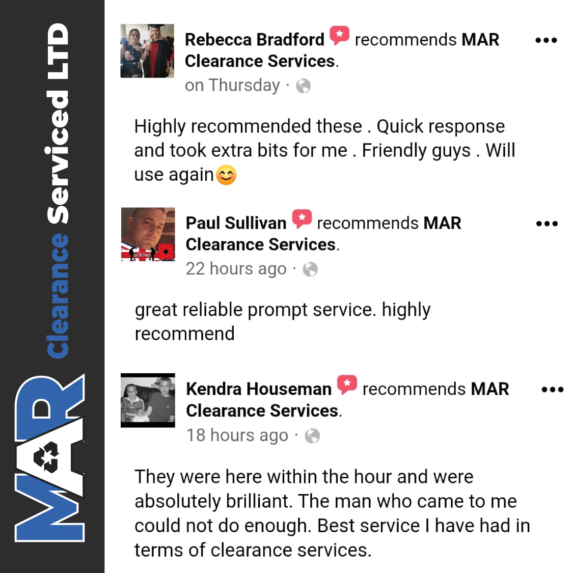 Home MAR Clearance Rubbish Collection Services